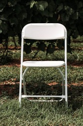 White Folding Chair